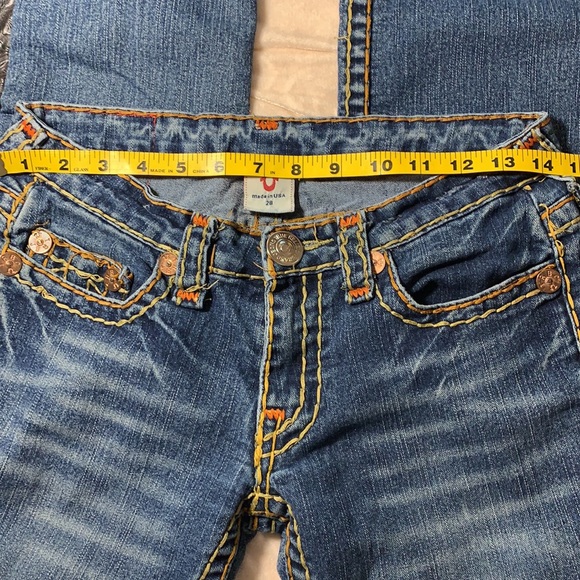 SOLD True religion size 28 Johnny Super T Flared/bell bottom - Picture 5 of 13